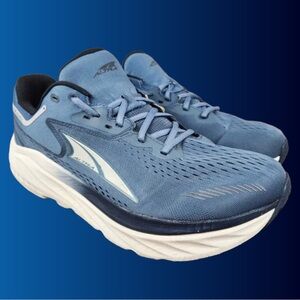 Altra Via Olympus v1 Men's Sz 12 Mineral Blue Athletic Running Walk Sneaker Shoe